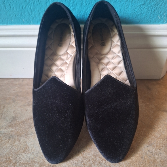 Birdies Shoes - Birdies Heron black velvet 7.5